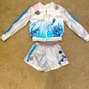 Girls Mermaid Life Metallic Set